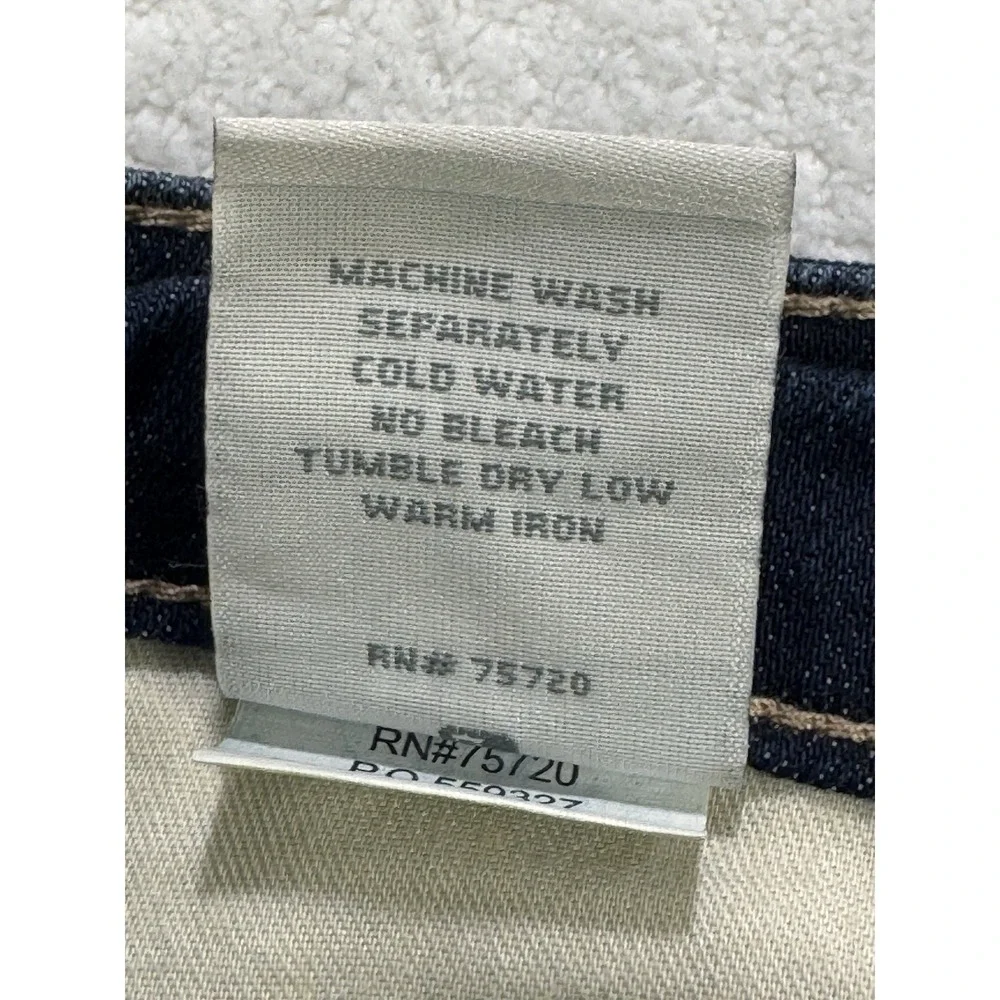 BKE Payton Jeans Women 36x32‎ Blue Universal Fit Mid Straight Whiskered Denim